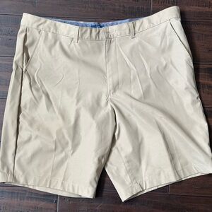 George Men's Tan Flat Front Shorts
